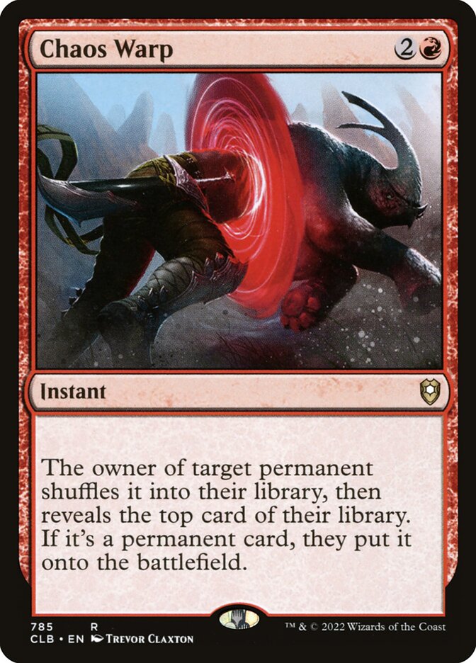 Chaos Warp (785) - Commander Legends: Battle for Baldur's Gate (CLB)
