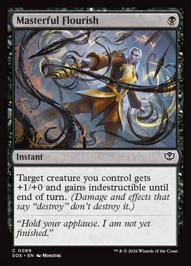 Masterful Flourish (89) - Secrets of Strixhaven (SOS)