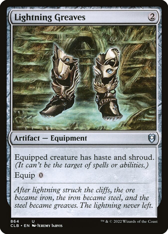 Lightning Greaves (864) - Commander Legends: Battle for Baldur's Gate (CLB)