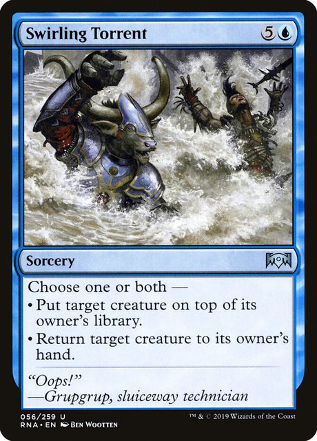 Swirling Torrent (56) - Ravnica Allegiance (RNA)