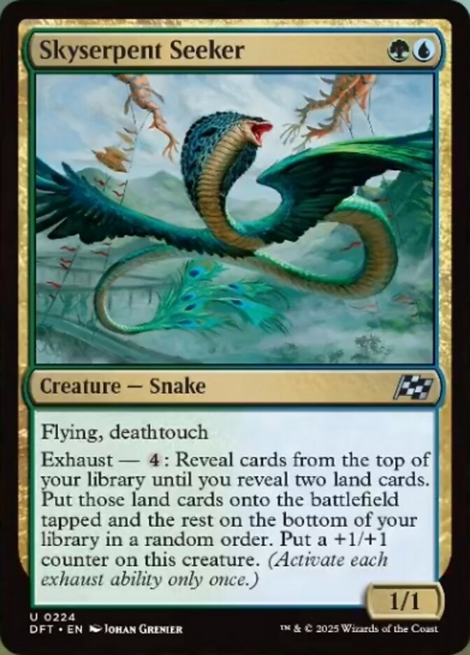 Skyserpent Seeker - [Foil] Aetherdrift (DFT)