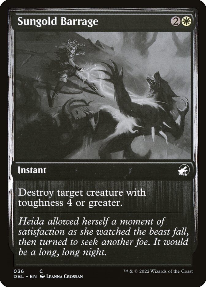 Sungold Barrage - [Foil] Innistrad: Double Feature (DBL)