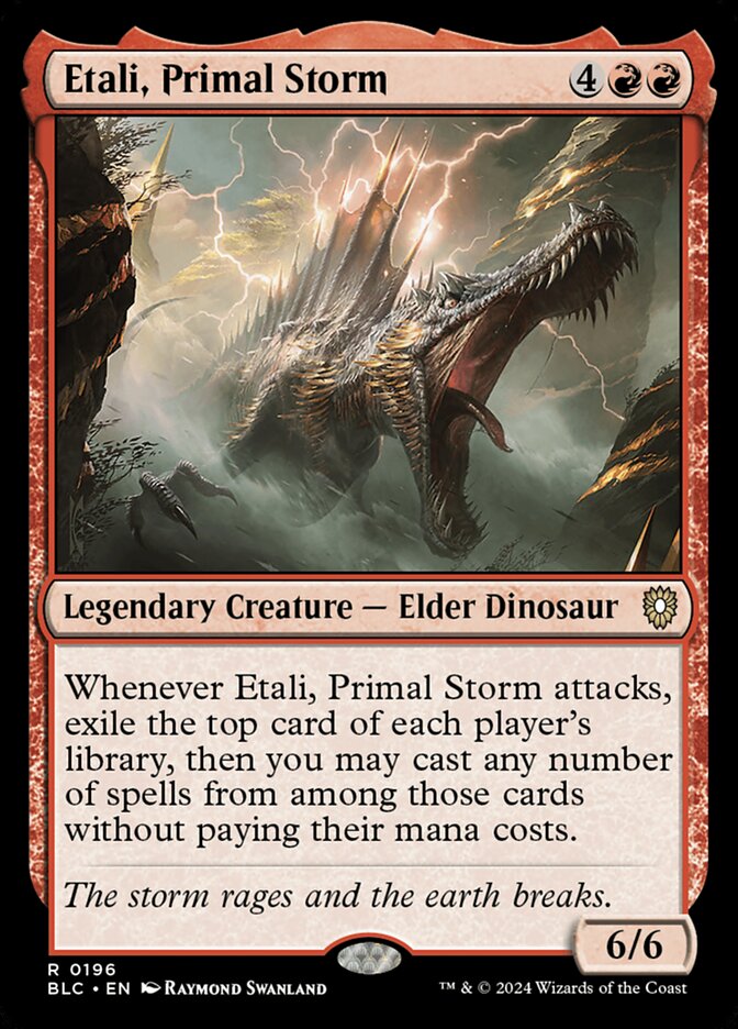 Etali, Primal Storm (196) - Bloomburrow Commander (BLC)