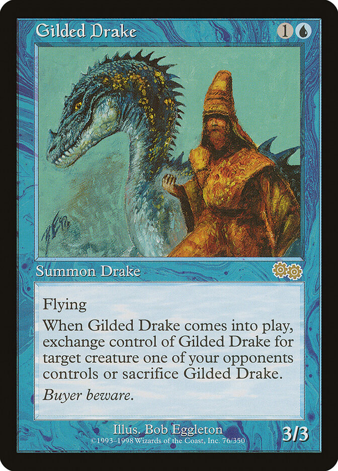 Gilded Drake (76) - Urza's Saga (USG)