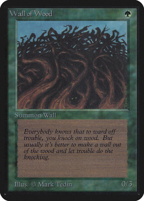 Wall of Wood (225) - Limited Edition Alpha (LEA)