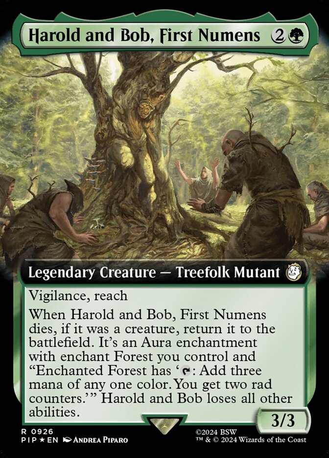 Harold and Bob, First Numens - [Surge Foil, Extended Art] Fallout (PIP)