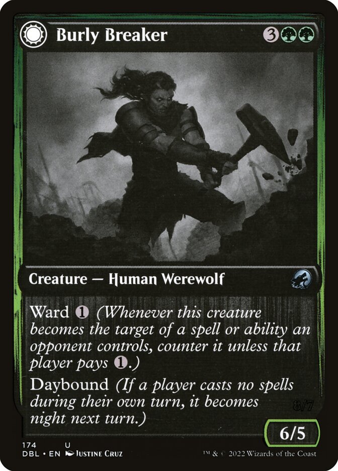 Burly Breaker // Dire-Strain Demolisher (174) - Innistrad: Double Feature (DBL)