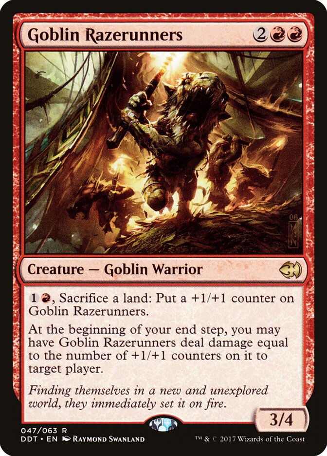 Goblin Razerunners (47) - Duel Decks: Merfolk vs. Goblins (DDT)