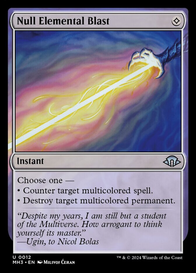 Null Elemental Blast - [Foil] Modern Horizons 3 (MH3)