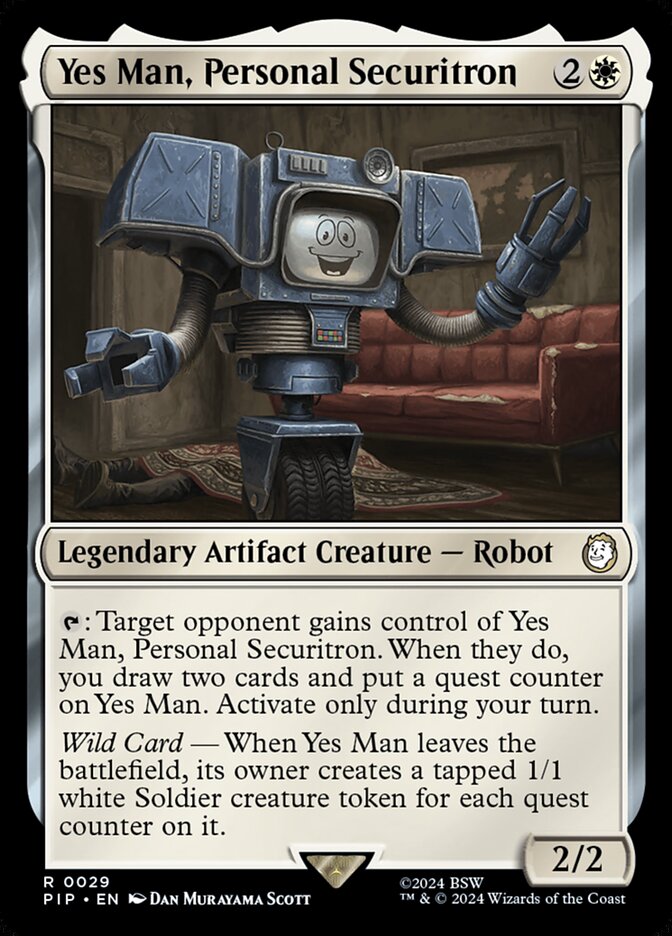 Yes Man, Personal Securitron - [Foil] Fallout (PIP)