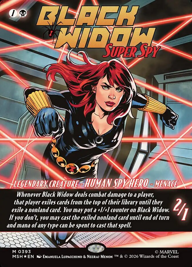 Black Widow, Super Spy (393) - Marvel Super Heroes (MSH)