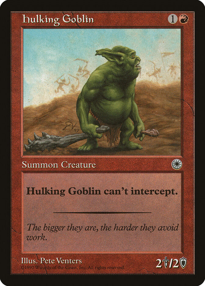 Hulking Goblin (135) - Portal (POR)