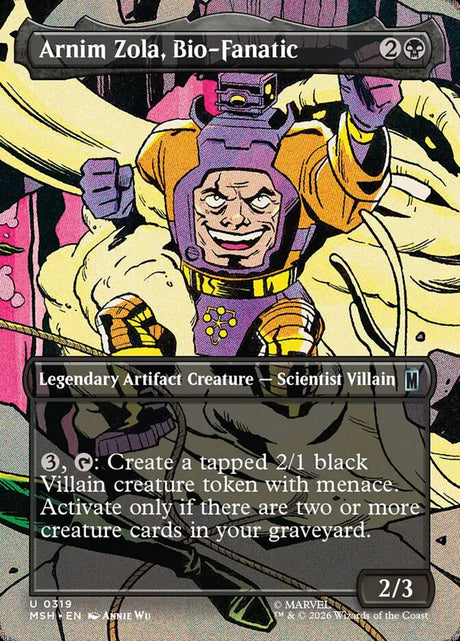 Arnim Zola, Bio-Fanatic (319) - Marvel Super Heroes (MSH)