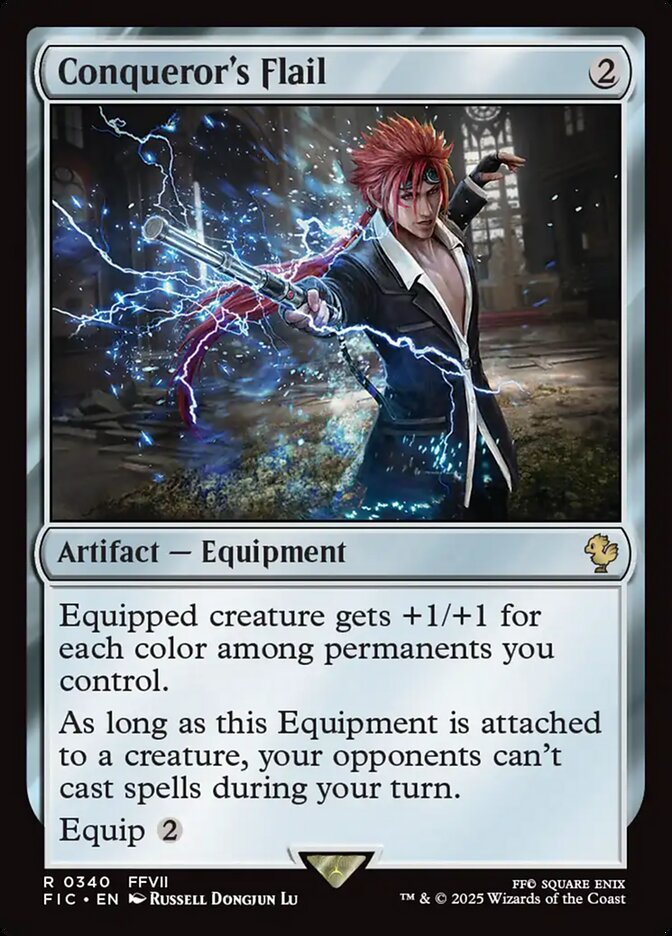 Conqueror's Flail (340) - [Surge Foil] Final Fantasy Commander (FIC)