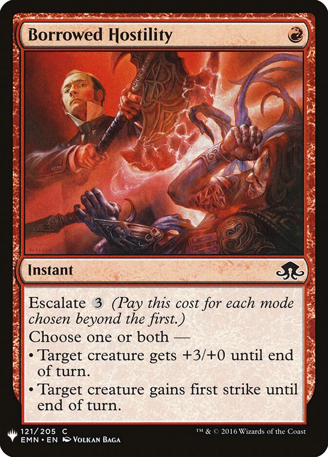 Borrowed Hostility (EMN-121) - The List (PLST)