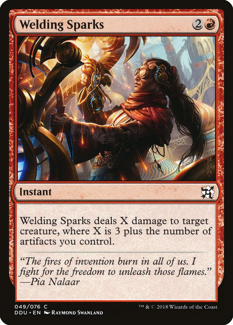 Welding Sparks (49) - Duel Decks: Elves vs. Inventors (DDU)