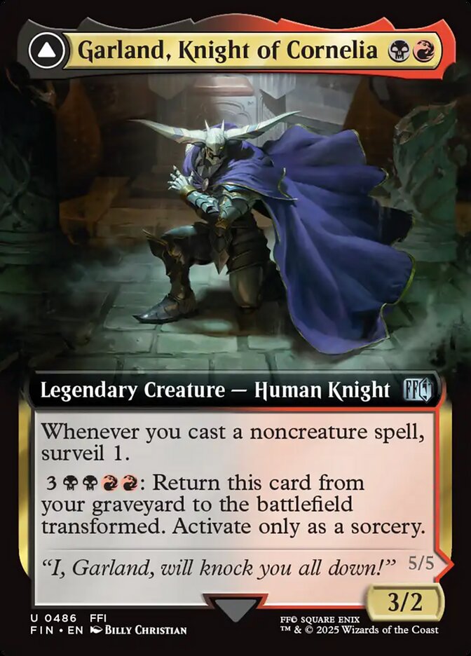 Garland, Knight of Cornelia // Chaos, the Endless (486) - [Extended Art] Final Fantasy (FIN)