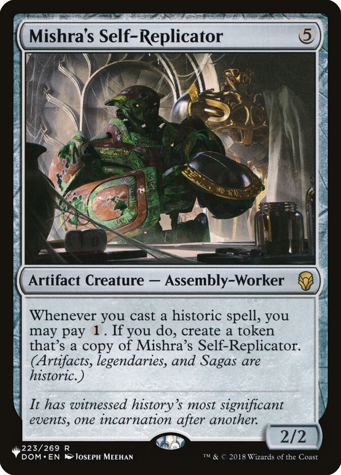 Mishra's Self-Replicator (DOM-223) - The List (PLST)