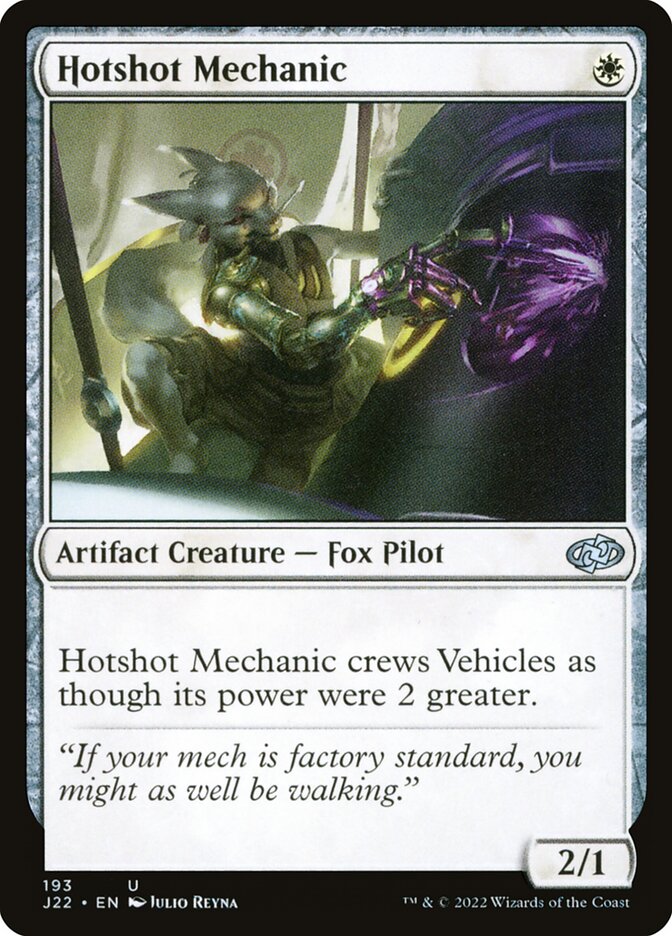 Hotshot Mechanic (193) - Jumpstart 2022 (J22)