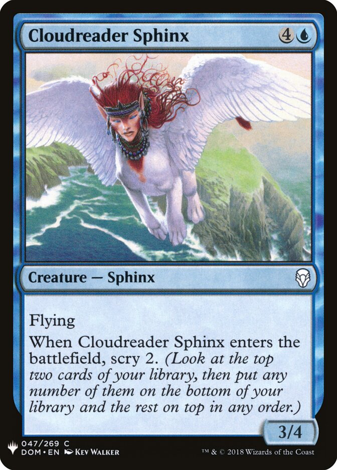 Cloudreader Sphinx (DOM-47) - The List (PLST)