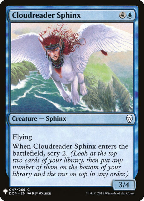 Cloudreader Sphinx (DOM-47) - The List (PLST)