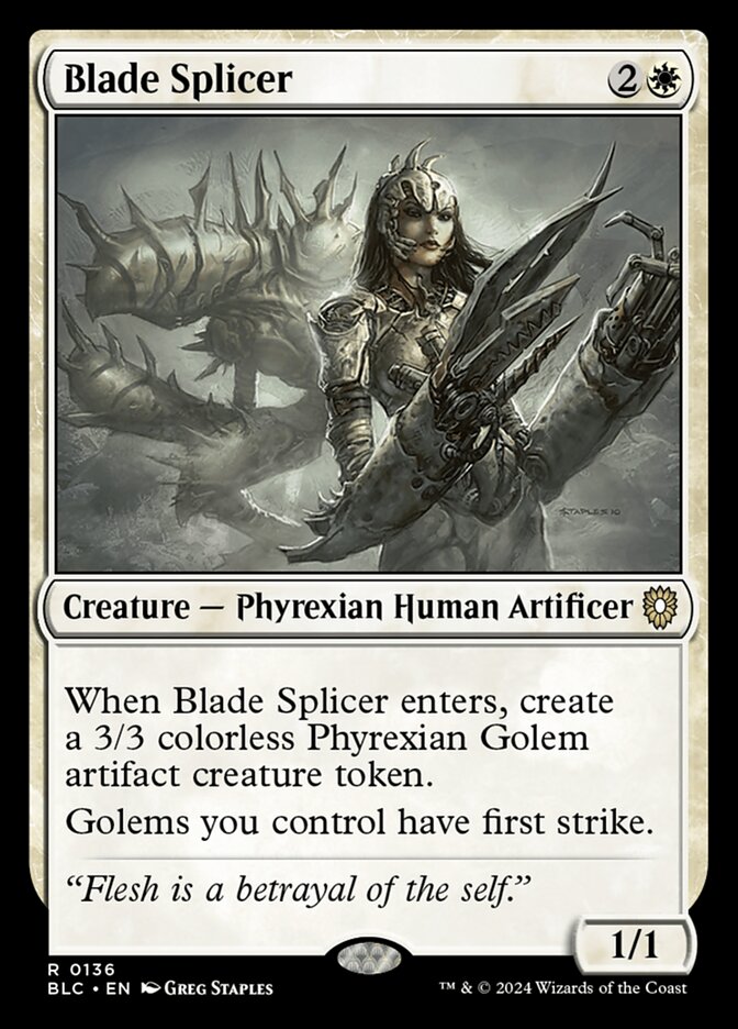 Blade Splicer (136) - Bloomburrow Commander (BLC)
