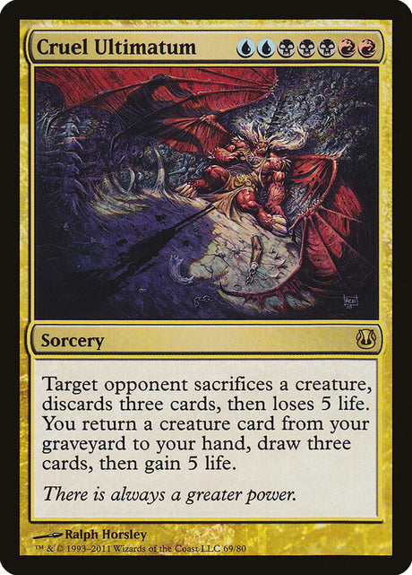 Cruel Ultimatum (69) - Duel Decks: Ajani vs. Nicol Bolas (DDH)
