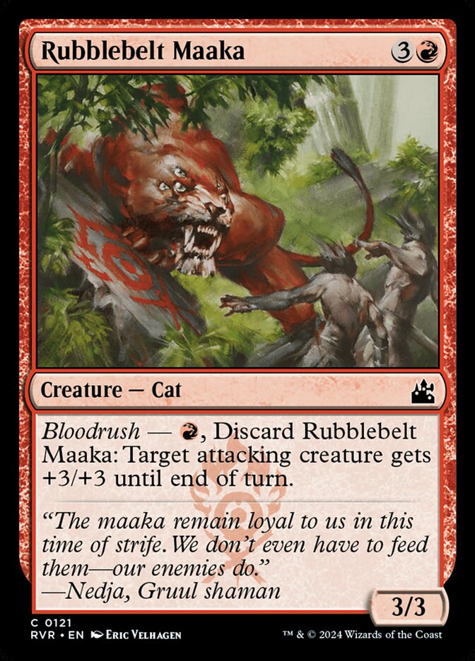 Rubblebelt Maaka (121) - Ravnica Remastered (RVR)