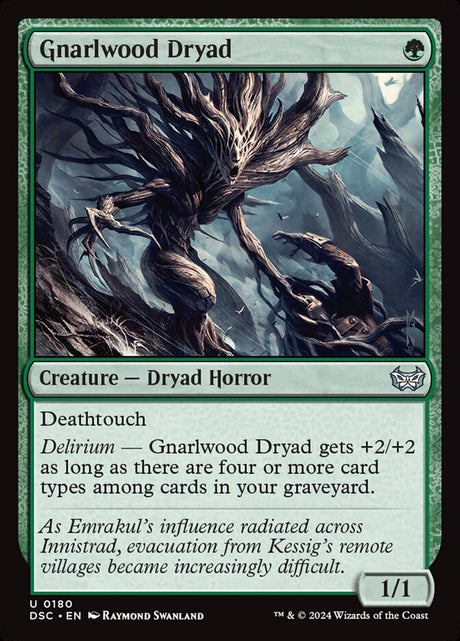 Gnarlwood Dryad (180) - Duskmourn: House of Horror Commander (DSC)