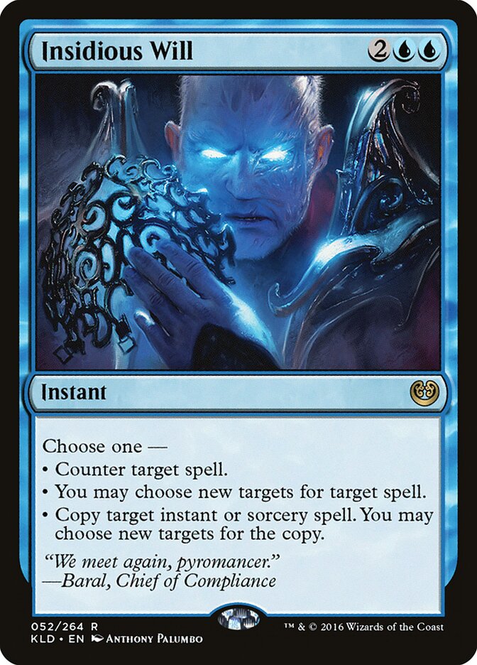 Insidious Will (52) - Kaladesh (KLD)