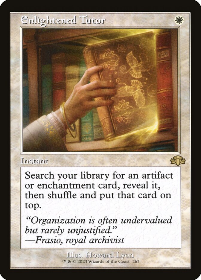 Enlightened Tutor (263) - Dominaria Remastered (DMR)