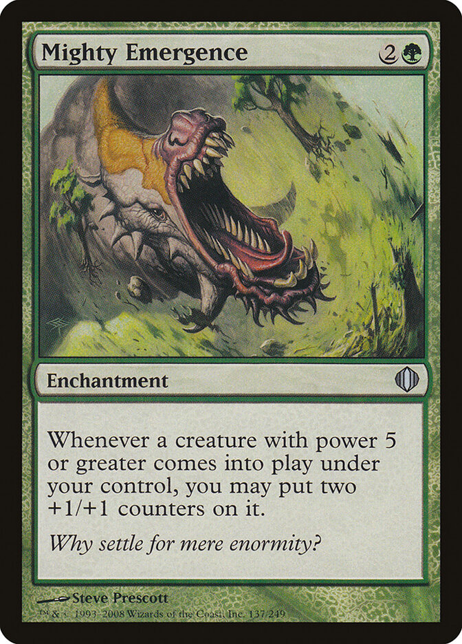 Mighty Emergence (137) - Shards of Alara (ALA)
