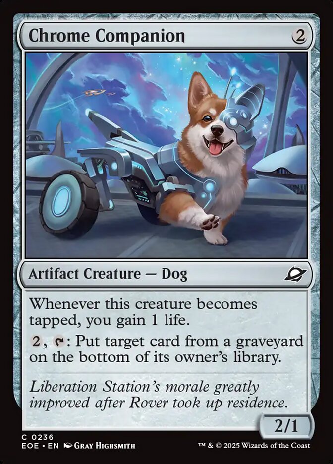 Chrome Companion (236) - [Foil] Edge of Eternities (EOE)