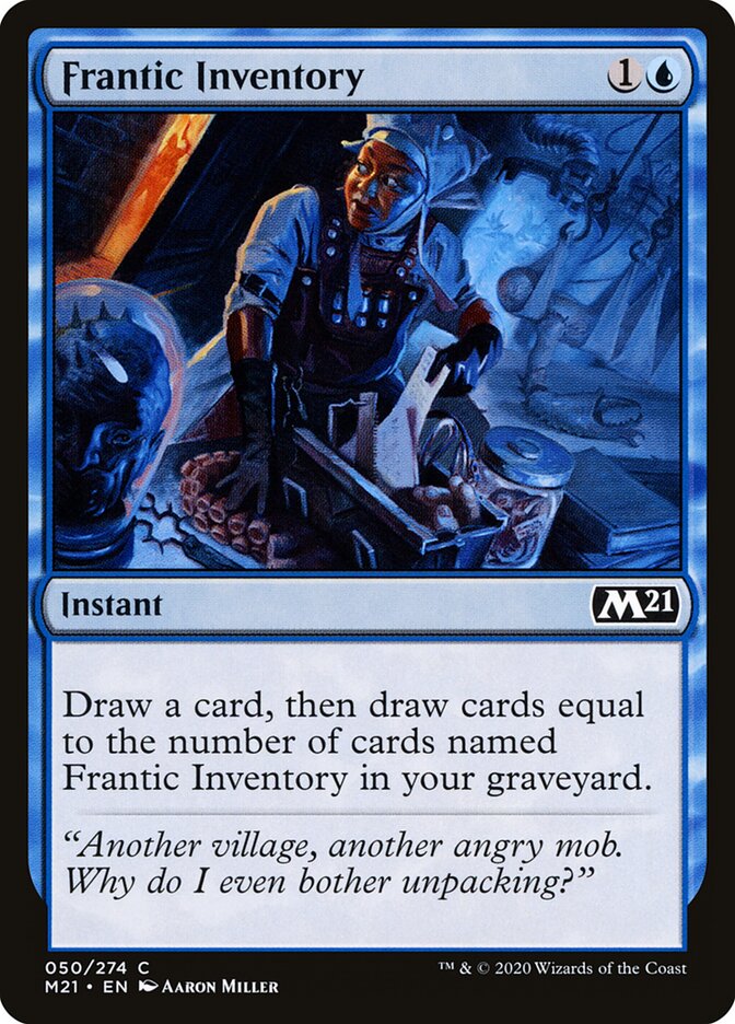 Frantic Inventory (50) - Core Set 2021 (M21)