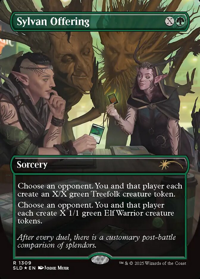 Sylvan Offering (1309) - Secret Lair Drop (SLD)