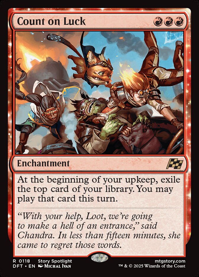 Count on Luck - [Foil] Aetherdrift (DFT)