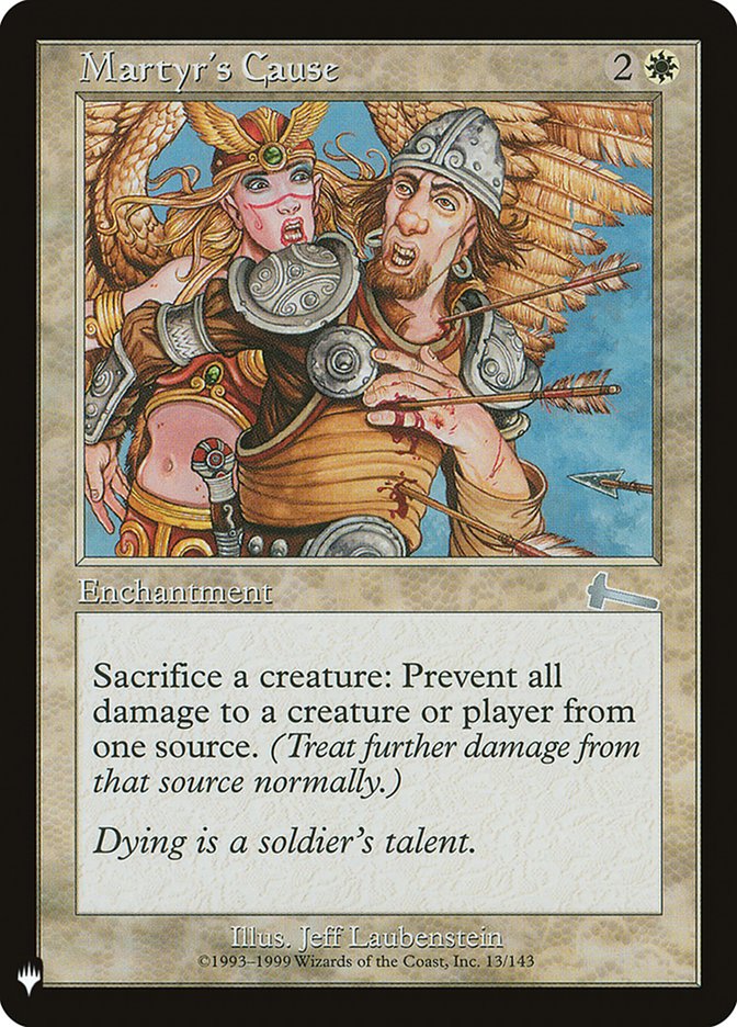 Martyr's Cause - The List (PLST)