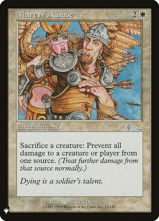 Martyr's Cause (ULG-13) - The List (PLST)