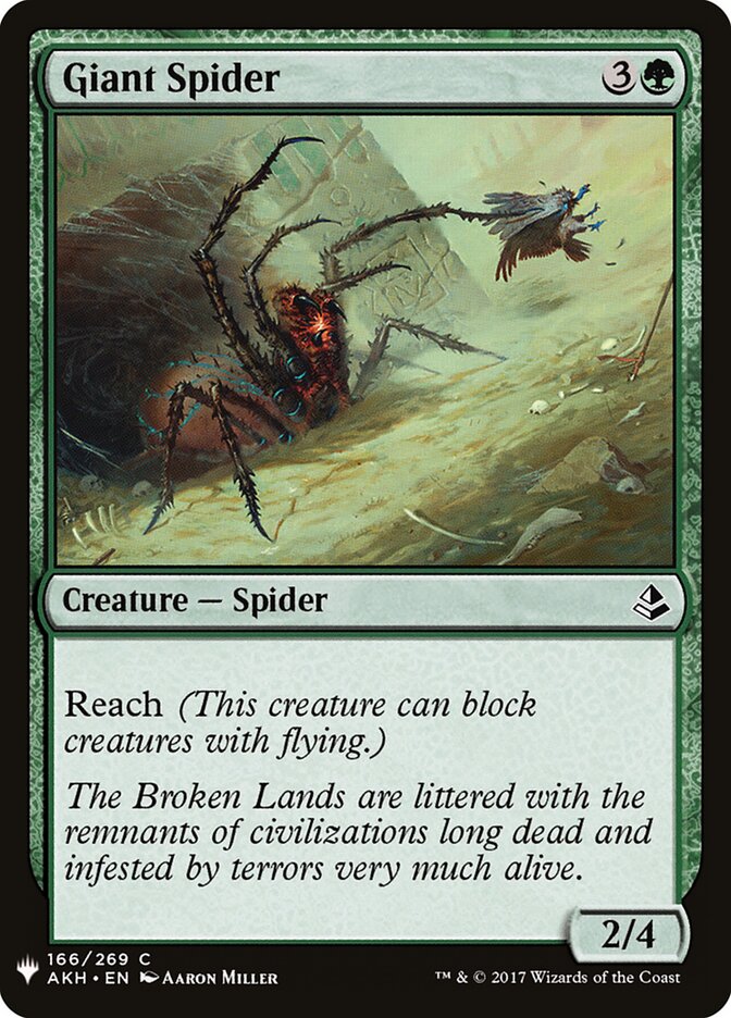 Giant Spider (AKH-166) - The List (PLST)