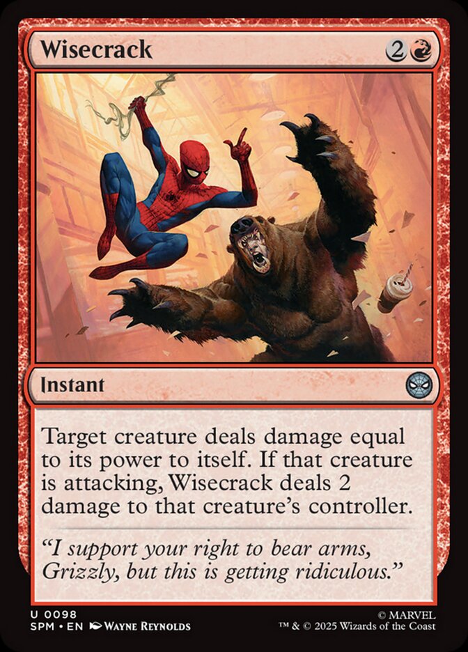 Wisecrack (98) - [Foil] Marvel's Spider-Man (SPM)
