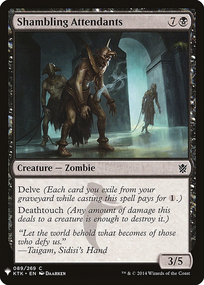 Shambling Attendants - The List (PLST)
