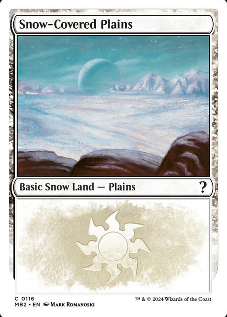 Snow-Covered Plains (116) - Mystery Booster 2 (MB2)