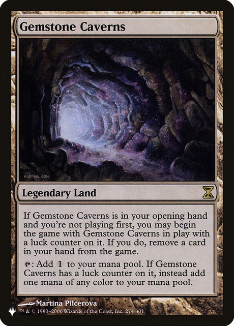 Gemstone Caverns (TSP-274) - The List (PLST)