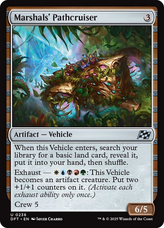 Marshals' Pathcruiser - [Foil] Aetherdrift (DFT)