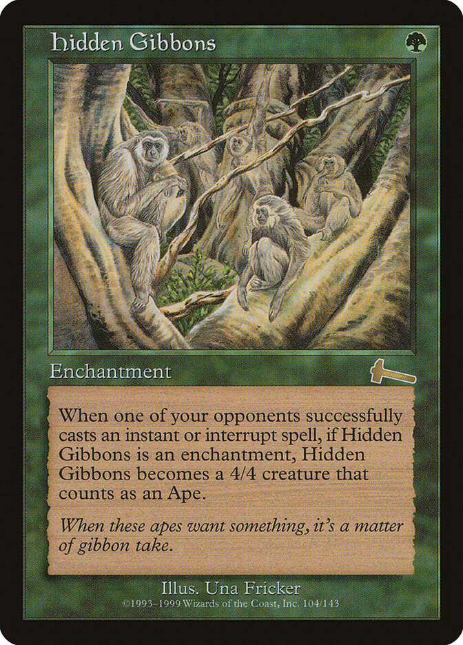 Hidden Gibbons (104) - Urza's Legacy (ULG)