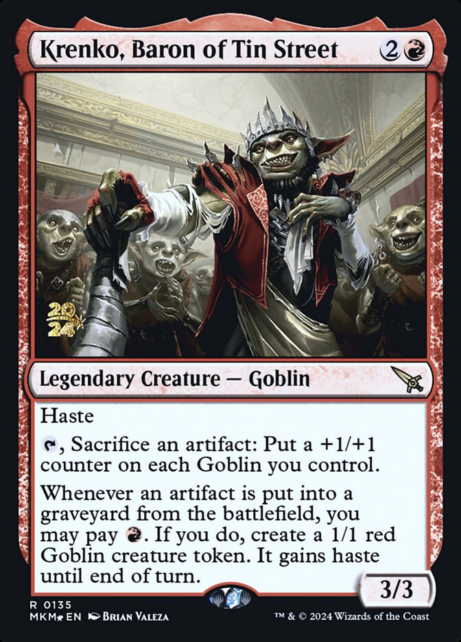 Krenko, Baron of Tin Street (135s) - Murders at Karlov Manor Promos (PMKM)