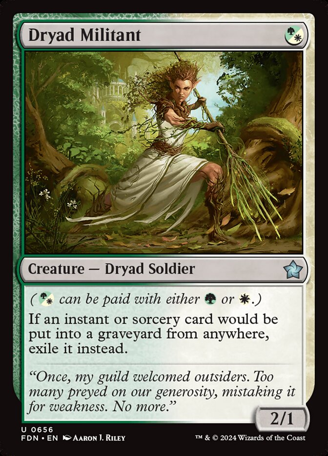Dryad Militant (656) - Foundations (FDN)