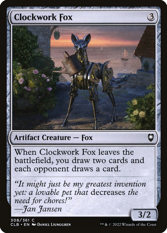 Clockwork Fox (308) - Commander Legends: Battle for Baldur's Gate (CLB)