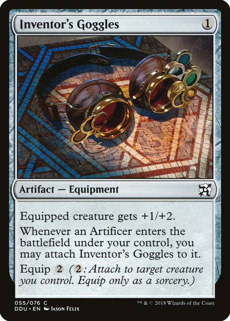 Inventor's Goggles (55) - Duel Decks: Elves vs. Inventors (DDU)