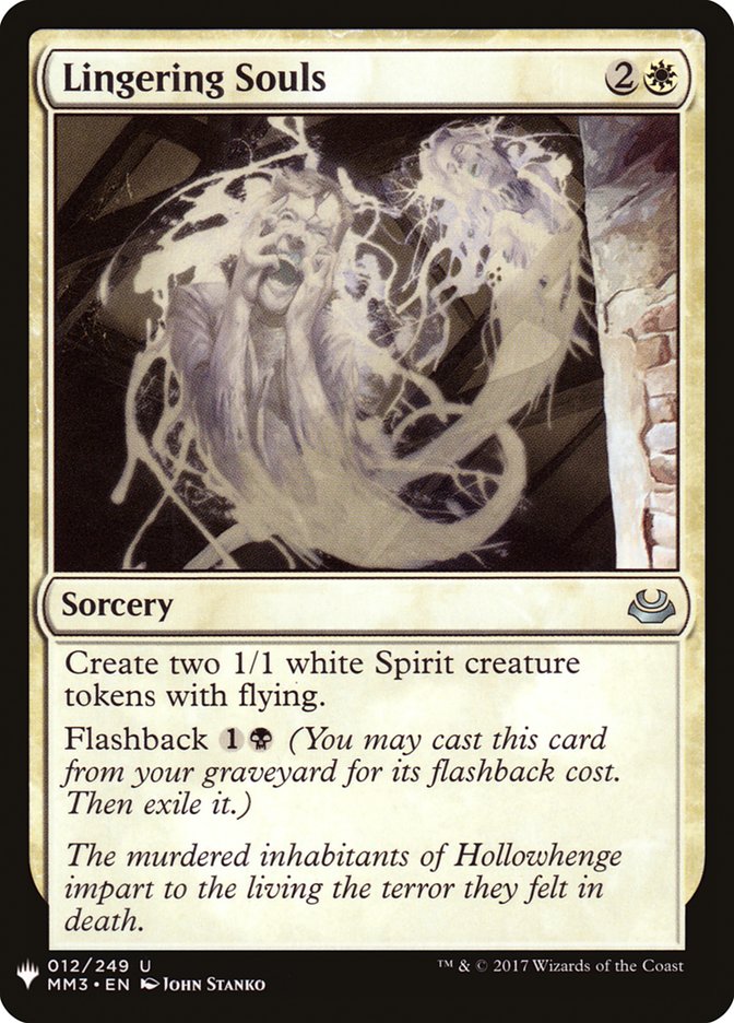 Lingering Souls - The List (PLST)